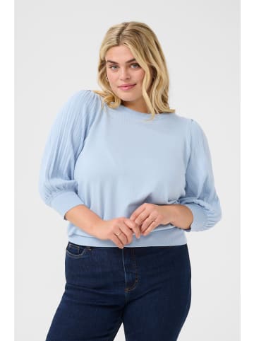 KAFFE curve Strickpullover KCloni in Soft Chambray