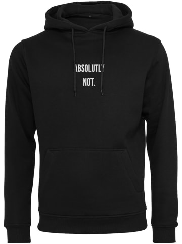 Mister Tee Hoodie "Absolutely Not Hoody" in Schwarz