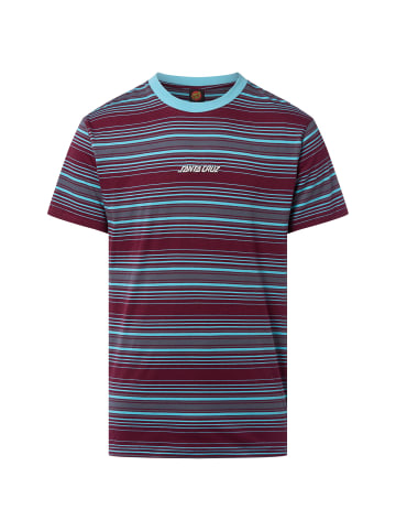 Santa Cruz T-Shirt in bordeaux türkis - 0001