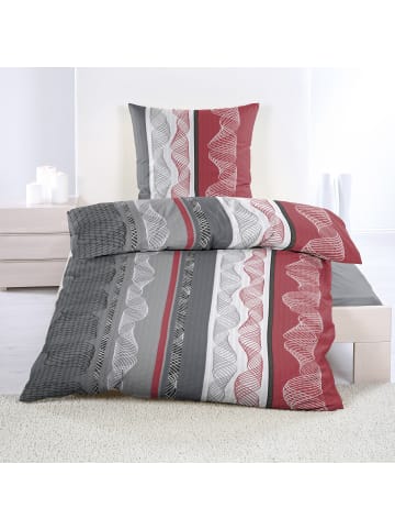 Casa Colori Seastar Casa Colori Microfaser Seersucker Bettwäsche - gemustert  in grau