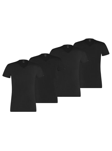 Puma T-Shirt 4er Pack in Schwarz