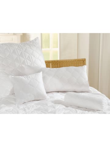 Erwin Müller Textilfaser, Hohlfaser-Kugeln Kuschelkissen Kairo in weiß