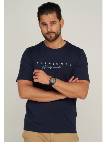 Jack & Jones T-Shirt - JJHARRISON TEE SS CREW NECK in Dark Blue