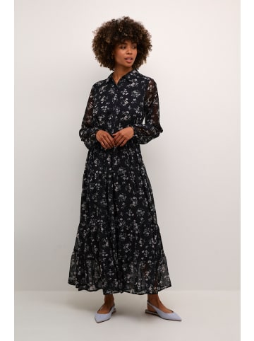 Cream Kleid CRYuna A-shape in Black Ditsy Flower