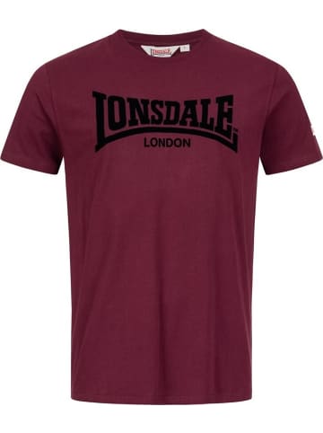 Lonsdale T-Shirt "Ll008 One Tone" in Rot