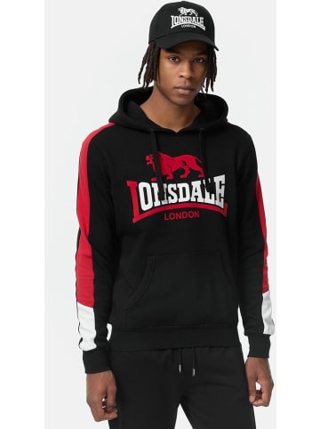 Lonsdale Hoodie "Langwell" in Schwarz