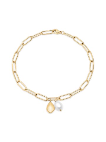 s.Oliver Armband Tag and Pearl in gold