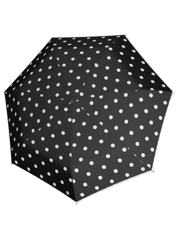 Knirps T.020 Small Manual - Taschenschirm Regenschirm in dot art black