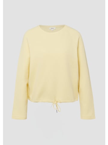 s.Oliver Sweatshirt in 10D0_hellgelb