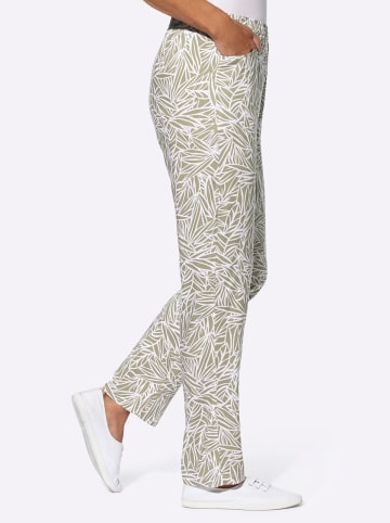 Sieh an! Hose in schlamm-ecru-bedruckt