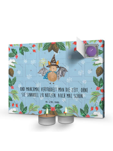 Mr. & Mrs. Panda adventskalender kerzen Fledermaus Zauberer mit ... in Eisblau