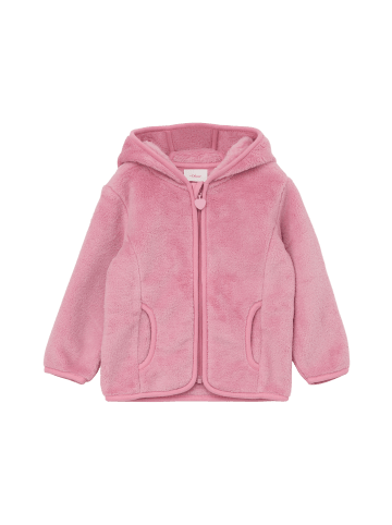 s.Oliver Sweatshirt Jacke langarm in Pink