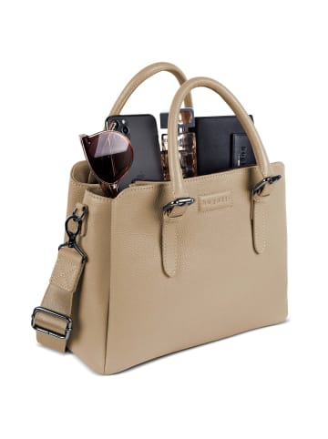 Bugatti Elsa - Henkeltasche 30 cm (schwarz) in sand