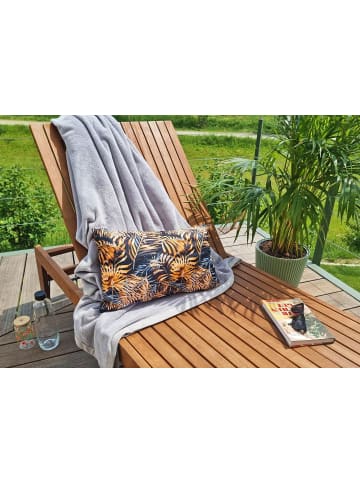 JACK Outdoor Dekokissen Motiv 30x50cm inkl. XXL Füllung in Blatt Gold