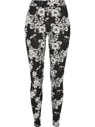 Urban Classics Leggings in blackflower