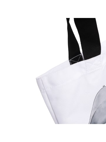 Mr. & Mrs. Panda Tote Bag Turteltauben Liebe ohne Spruch in Weiß