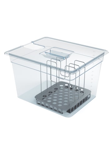 LA VAGUE SOUS-CHEF sous vide container set in transparent