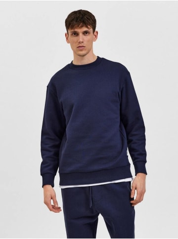 Selected Sweatshirt in Navy Blazer