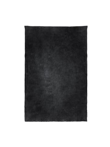 relaxdays Kuscheldecke in Schwarz - (B)150 x (T)200 cm