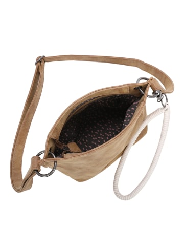 Fritzi aus Preußen Fritzi03N Vintage Umhängetasche 22.5 cm in cracker