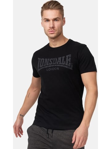 Lonsdale T-Shirt "Logo Kai" in Schwarz