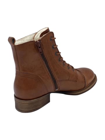 Ten Points Schnürstiefeletten in Braun