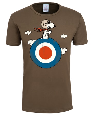 Logoshirt T-Shirt Snoopy in oliv