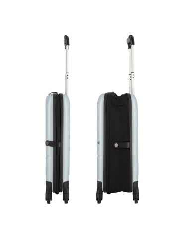 rollink Flex Light 4 Rollen Kabinentrolley 55 cm in grey