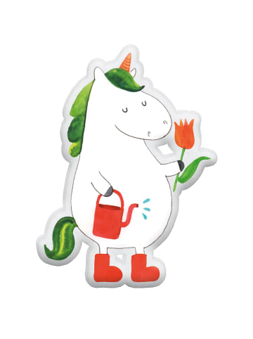 Mr. & Mrs. Panda Kuschelkissen Einhorn Gärtner ohne Spruch in Weiß