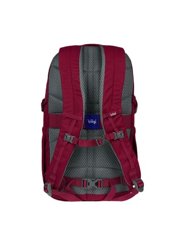 BAAGL Rucksack Dash in Rot Burgundy - 27x46x19cm