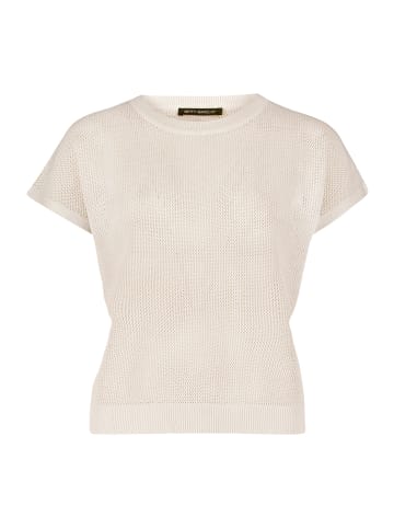 Betty Barclay Lochstrick-Pullover ohne Arm in beige