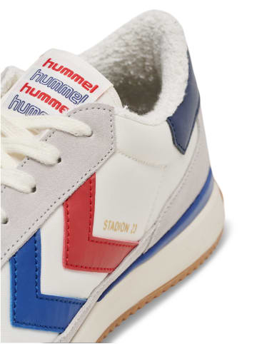 Hummel Hummel Sneaker Stadion 23 Unisex Erwachsene in WHITE/BLUE/RED