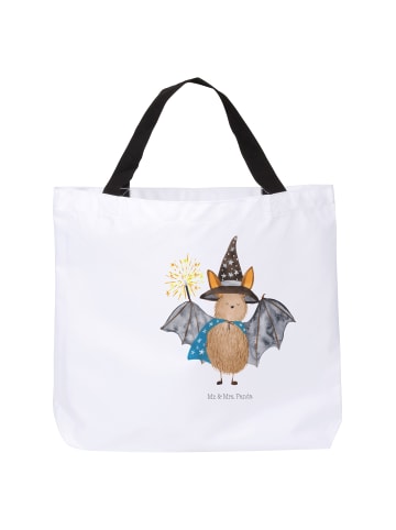 Mr. & Mrs. Panda Tasche Fledermaus Zauberer ohne Spruch in Weiß
