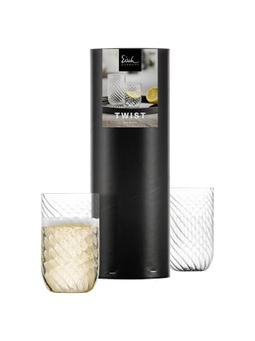 Eisch 2er Set Allround-Becher Twist 360 ml in transparent