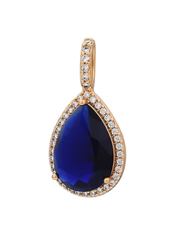 faina Women Pendant in Rose Gold Navy