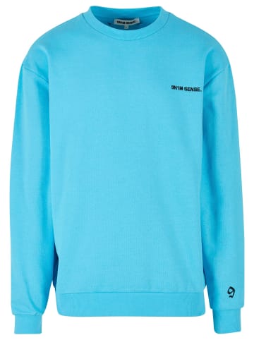 9N1M SENSE 9N1M SENSE Unisex Sense Essential Crewneck in aqua