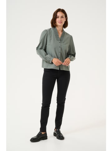 Kaffe Langarm-Bluse KAmaia in Balsam Green