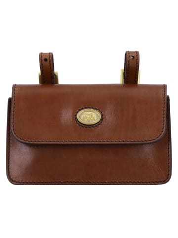 The Bridge Stouo Fahrradtasche Leder 19 cm in brown-gold