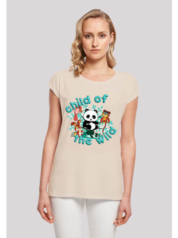 F4NT4STIC T-Shirt Heroes of Childhood Tao Tao Child Of The Wild in Whitesand
