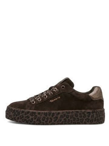Tamaris Slipper in MOCCA/LEOPARD