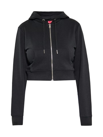 Swirly Damen Hoodie in SCHWARZ