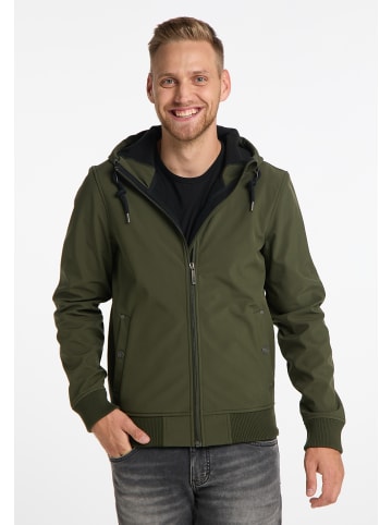 MO Herren Softshellblouson in Dunkeloliv