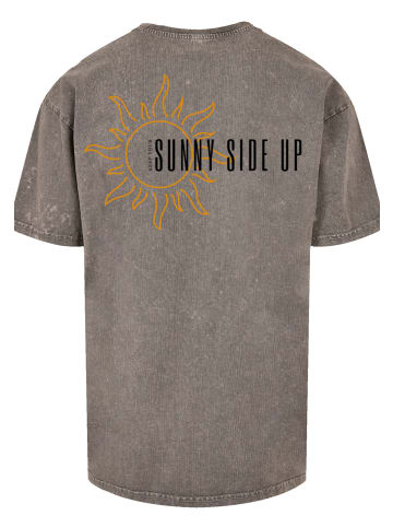 F4NT4STIC Oversize T-Shirt Sunny side up in Asphalt