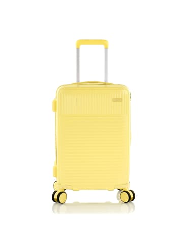 Heys Pastel 4 Rollen Kabinentrolley S 53 cm mit Dehnfalte yellow