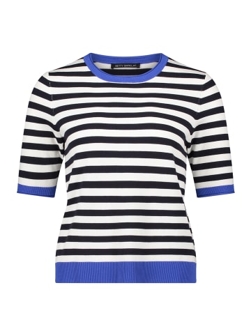 Betty Barclay Strickshirt in marine ecru - 0001