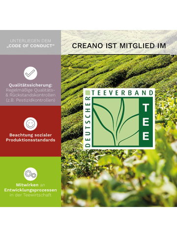 Creano MIXED 6er Box Teeblumen Grüner/Weißer/Schwarzer Tee