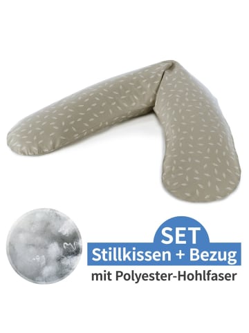 Theraline Stillkissen Das Original mit Polyesterhohlfaser-Füllung in braun,grau,motiv