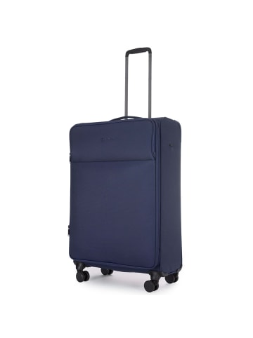 Stratic Light + -4-Rollen-Trolley 80 cm erw. (dark red) in navy