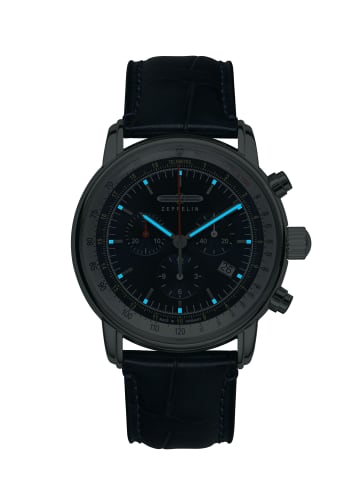 Zeppelin Armbanduhr in dunkelblau