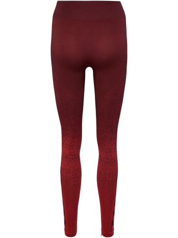 Hummel Hummel Leggings Hmlmt Yoga Damen Feuchtigkeitsabsorbierenden Nahtlosen in BITTER CHOCOLATE/MINERAL RED